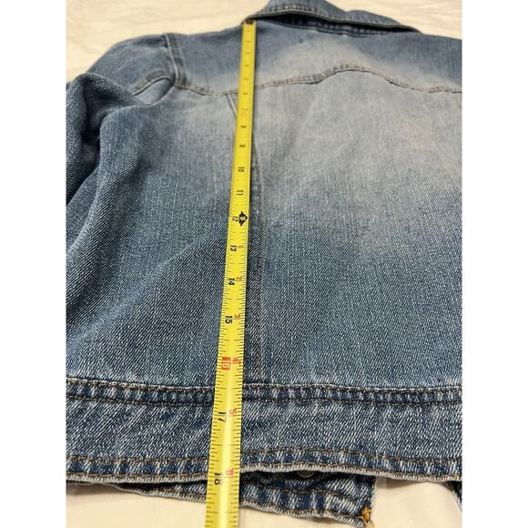 Jou Jou Premium Denim Collection Blue Jean Jacket Size Women's Small - Picture 12 of 13